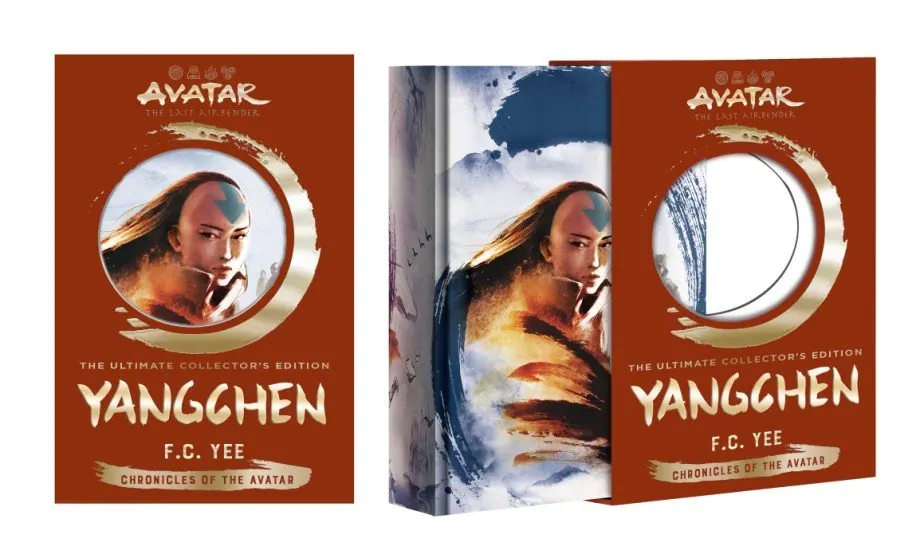 Product shot of The Yangchen Novels Ultimate Collector's Edition (Dawn and Legacy of Yangchen in one volume, 2026) with slipcase, wide