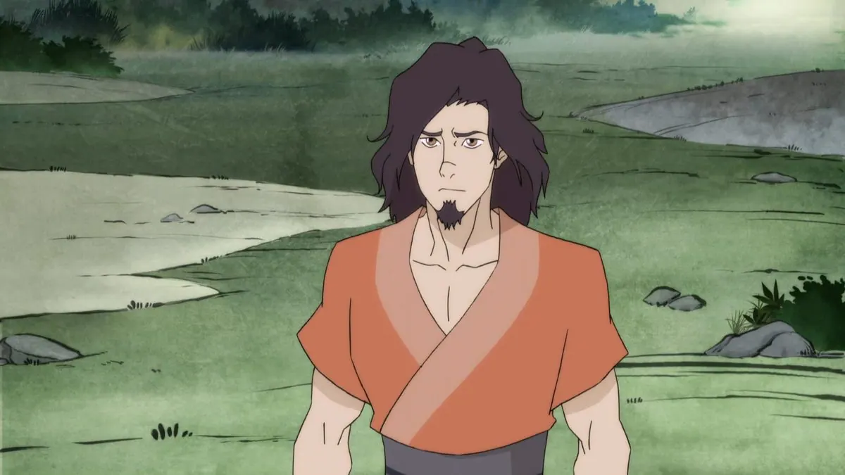 Wan, the first Avatar, in The Legend of Korra episode "Beginnings, Part 2"