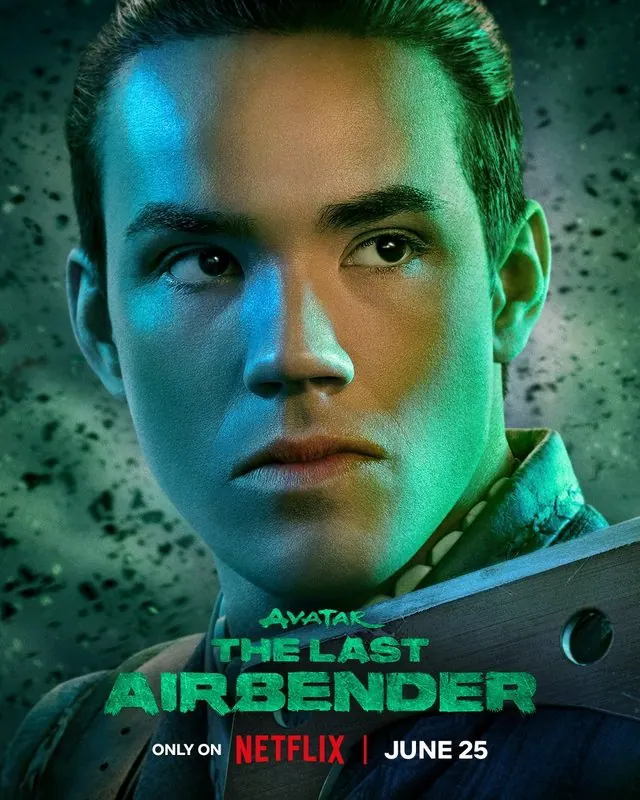 Season 2 character poster: close-up of Ian Ousley as Sokka